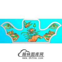 荷花碑头精雕图（MBBT-0188）