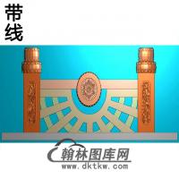 石材栏板精雕图浮雕图雕刻图HL-6