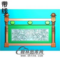 石材栏板精雕图浮雕图雕刻图HL-19