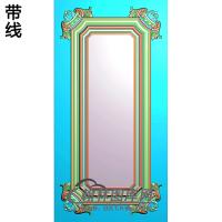 洋花护墙板精雕图(HQB-131)