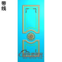 洋花护墙板精雕图(HQB-207)