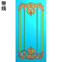 护墙板精雕图(HQB-216)