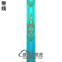 洋花护墙板精雕图(HQB-223)