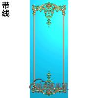 洋花护墙板精雕图(HQB-235)