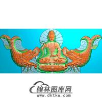 观音碑头精雕图（MBBT-0252）