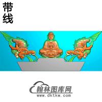 观音碑头精雕图（MBBT-0263）