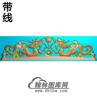 双龙碑头精雕图（MBBT-0270）