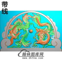 凤碑头精雕图（MBBT-0289）