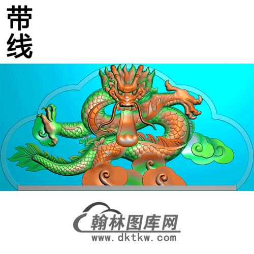 龙碑头精雕图（MBBT-0316）