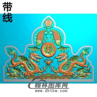 双龙碑头精雕图（MBBT-0341）