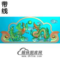 龙凤碑头精雕图（MBBT-0362）