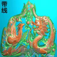 龙凤碑头精雕图（MBBT-0377）