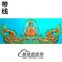 观音碑头精雕图（MBBT-0382）