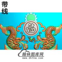 鳌鱼碑头精雕图（MBBT-0412）