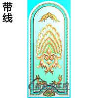 门芯板精雕图（MXB-042）