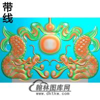 鳌鱼碑头精雕图（MBBT-0481）