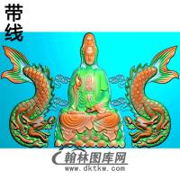鳌鱼碑头精雕图（MBBT-0523）