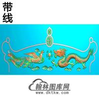 龙凤碑头精雕图（MBBT-0549）