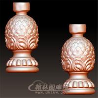 美高楼梯柱头立体圆雕图(YZT-040)