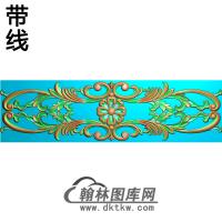 洋花碑板精雕图（MBBB-1491）