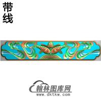鱼碑板精雕图（MBBB-1517）
