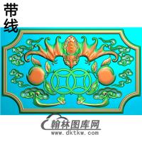 蝙蝠碑板精雕图9MBBB-1556)