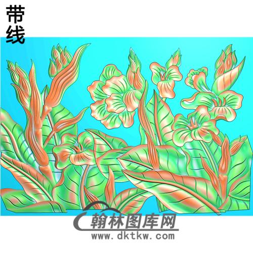 芭蕉精雕图（BJ-003-）