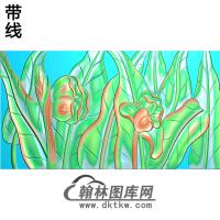 芭蕉精雕图（BJ-050-）