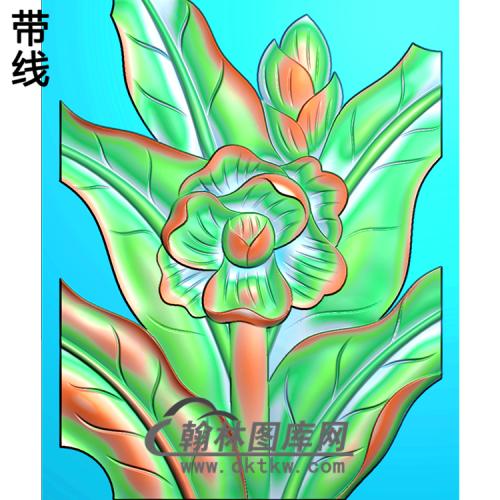 芭蕉精雕图（BJ-058-）