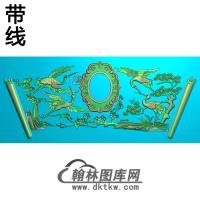 松鹤精雕图（SH-008)