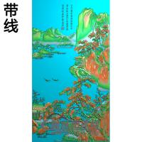 松鹤精雕图（SH-215)