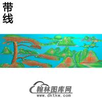 松鹤精雕图（SH-249)