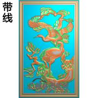 松鹤精雕图（SH-253)