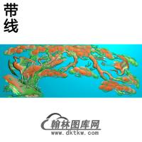 松鹤精雕图（SH-266)