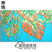 BJ-081-芭蕉精雕图