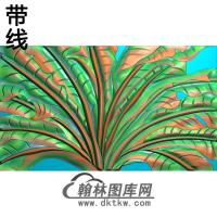 BJ-195-芭蕉精雕图