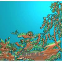 荷花精雕图（HHY-030)