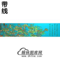 荷花精雕图（HHY-046)