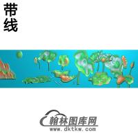 荷花精雕图（HHY-052)