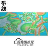 荷花精雕图（HHY-065)
