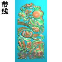 荷花精雕图（HHY-075)