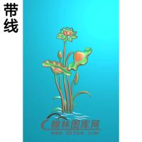 荷花精雕图（HHY-078)