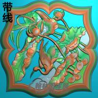 荷花精雕图（HHY-108)