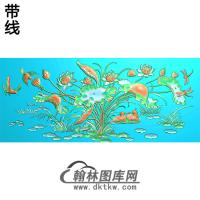 荷花精雕图（HHY-133)