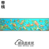 荷花精雕图（HHY-157)
