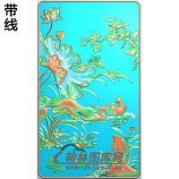 荷花精雕图（HHY-162)