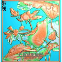 荷花精雕图（HHY-180)