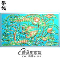 荷花精雕图（HHY-183)