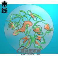 荷花精雕图（HHY-235)