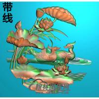 荷花精雕图（HHY-250)
